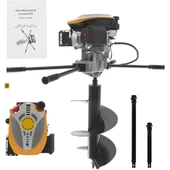 Gardenpro 225cc Toprak Burgu Makinası 9 Hp 300 mm - 1