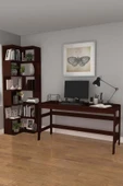 Woodesk  Pino, Ahşap, Köşe Kitaplık, 192x55 cm, Ceviz Renk - 2