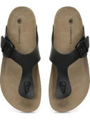 LUMBERJACK BİTE PARMAK ARASI SİYAH ANATOMİK PARMAK ARASI CASUAL TERLİK - 6