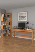 Woodesk  Pino, Ahşap, Köşe Kitaplık, 192x55 cm, Tik Renk - 2