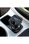 İNMUS Car X8 Araç Fm Transmitter 5.0 Bluetooth Araç Kiti Usb Mp3 Sd Kart Çakmaklık Girişli 2022 Model - 1