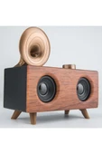 MobilHub Bluetooth Hoparlör VKB6 Gramafon Nostalji Radyo thumbnail 3