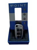 Audi A3 Q2 Anahtar Uyumlu Silikon Oto Anahtar Kumanda Kabı Kılıf Siyah - 5