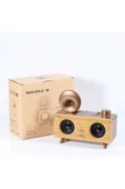 NARİTA Kahverengi B6 Gramafon Radyo Müzik Apollo 3d Ses Teknolojisi Yüksek Ses Kalitesi Nostaljik 2 Yıl - 2
