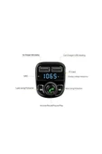 Lucest Yeni Kr Bluetooth Fm Transmitter Car X8 Kampanyalı - 3