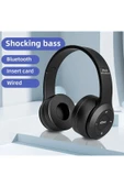 Choice P47 Bluetooth Headset Over-the-head Foldable Subwoofer Gift Wireless Sports Headphones For iphone... - 3