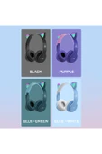 Choice P47M Wireless Headphone Flash Light Cute Cat Ears Fone with Mic Control LED Stereo Music Helmet P... thumbnail 7