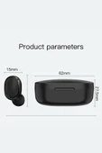 BGGTech Xiaomi Mi 10 Lite Uyumlu Sarj Göstergeli Yeni Nesil E6s Bluetooth Kulaklık - 3