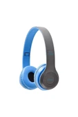 Fomscvka Stereo P47 Kablosuz Kulaklık Bluetooth 5.0 Kulaklık Katlanabilir Bas Kask Desteği SD Kart İçin... thumbnail 3