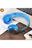 G-Technology Mavi P47 Kablosuz Bluetooth Kulaklık - Katlanabilir, MicroSD Destekli, Uzun Pil Ömrü ve AUX Girişi - 4