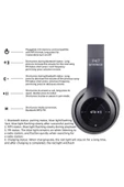 Choice P47 Bluetooth Headset Over-the-head Foldable Subwoofer Gift Wireless Sports Headphones For iphone... - 6