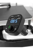 Roxir Car X8 Araç Fm Transmitter 5.0 Bluetooth Araç Kiti Usb Mp3 Sd Kart Çakmaklık Girişli 2022 Model - 2