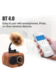 Avagir Ahşap Tasarımlı Bluetooth Hoparlör Şık B5 Nostaljik Mini Gramafon Radyo Usb Radyo Yüksek Ses Kalite - 6