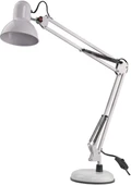 Noas YL86-1210 Münih Mengeneli Metal Gövdeli Masa Lambası Beyaz - 1