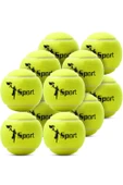 12 Adet Tenis Topu Başlangıç Seviye Eğitim Antrenman Amatör Maç Topu Tennis Ball thumbnail 1