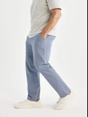 Heredot H6302 Erkek Slim Fit Chino Keten Pantolon - 3