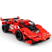 iM Master 2in1 Uzaktan Kumandalı Süper Araba Kırmızı 2.4 Ghz 351 Parça thumbnail 6