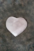 Doğal Pembe Kuvars Kalp Şeklinde Kase 30PKA - 3