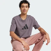 Adidas M FI 3Bar Tee 3 Çizgili Logo Tişört Erkek T-Shirt - 7