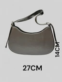 VELSE Suni Deri Bayan Omuz Çantası VS.BLKT.0281 thumbnail 2