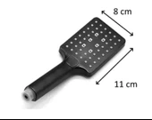 POLİSU KARE EL DUŞU (SİYAH) - 1