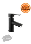 Wuvera Lüks Siyah Lavabo Bataryası – Mat Siyah, Aç-Kapa, Dayanıklı ve Modern - 1