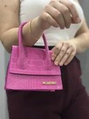 Luxe pembe cilt çanta - 1