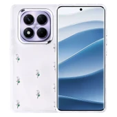 Xiaomi Redmi Note 14 Pro Plus Kılıf Airbag Tasarımlı Simli Şeffaf Zore Kutup Kapak - 4