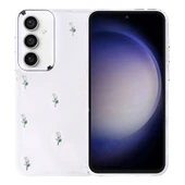 Galaxy S23 FE Kılıf Airbag Tasarımlı Simli Şeffaf Zore Kutup Kapak - 3