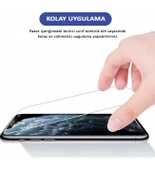 Logis Samsung Galaxy A14  Antistatik 5D Tam Kaplayan Ekran Koruyucu Cam - 4