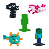 Minecraft 3D Figür Toppeez 5'li Set MC2040 Model 1 - 2