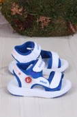 Vicco 321.E24Y.210 Mocha Saks Mavi İlk Adım Erkek Çocuk Sandalet thumbnail 2