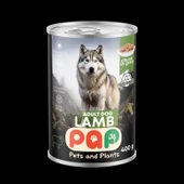 Pets and Plants Yüksek Proteinli Kuzu Etli Yetişkin Köpek Konservesi 400 Gr.X 12 Adet - 1