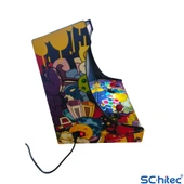 ScHitec 4KHD 3D Pandora 9800 Arcade Oyunlu Taşınabilir Pandora Masaüstü Kabinli 22inç Atari Makinası - 6