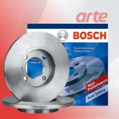 Honda Civic 1.6 FB7 2013–2016 Bosch Arka Fren Diski Takımı (2 Adet) thumbnail 3