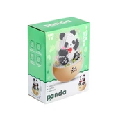 Nessiworld P1276 Panlos Panda 574 Parça Blok Seti -Vagon life - 2