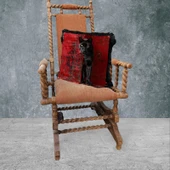 Panter Çift Taraflı Dekoratif Püsküllü - Saçaklı Kırlent Kılıfı 1 Adet 43x43cm thumbnail 2