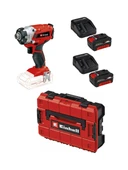 Einhell TE-CI 18/1 Li - Solo Torklu Darbeli Matkap + 2 x 4 Ah Starter Kit Akü (Çanta Dahil) - 1