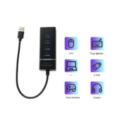 Ozmik Usb Çoklayıcı Concord 4 Port Usb Hub 3.0 Tak Çalıştır - 4