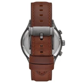 Fossil FBQ2814 Quartz Deri Kahverengi Siyah Kadran 44 mm Erkek Kol Saati - 3