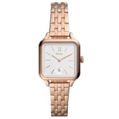 Fossil FBQ3831 Quartz Çelik Rose Beyaz Kadran 28 mm Kadın Kol Saati - 1