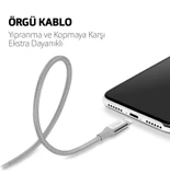 Ttec AlumiCable Uzay Grisi USB-A To Lightning Şarj Kablosu thumbnail 4