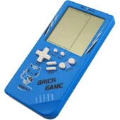 Ozmik Tuğla Oyun Konsolu 23 Bulmaca Oyunu Dahili, 3.5 inç LCD Mini Taşınabilir Atari Mavi - 1