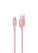 Ttec AlumiCable Rose Altın USB-A To Lightning Şarj Kablosu - 1