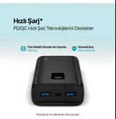 Ttec PowerSlim Trio LCD 20.000mAh PD 22,5W Dahili Kablolu Taşınabilir Şarj Aleti / Powerbank thumbnail 2