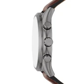 Fossil FBQ2814 Quartz Deri Kahverengi Siyah Kadran 44 mm Erkek Kol Saati - 2