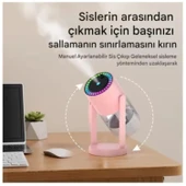 Ozmik CL28 Tavana Işık Yansıtan Gece Lambası Hava Nemlemdirici Ev ve Araba İçin Işıklı Aromaterapi Pembe thumbnail 2