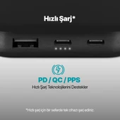 Ttec Chargeup Pro LCD 10.000MAH Pd 20W Taşınabilir Hızlı Şarj Aleti / Powerbank - 9