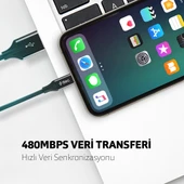 Ttec AlumiCable Uzay Grisi USB-A To Lightning Şarj Kablosu - 5