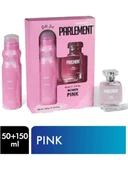 Parlement 50 Ml Pink Kadın Parfüm + 150 Ml Deodorant Seti - 1